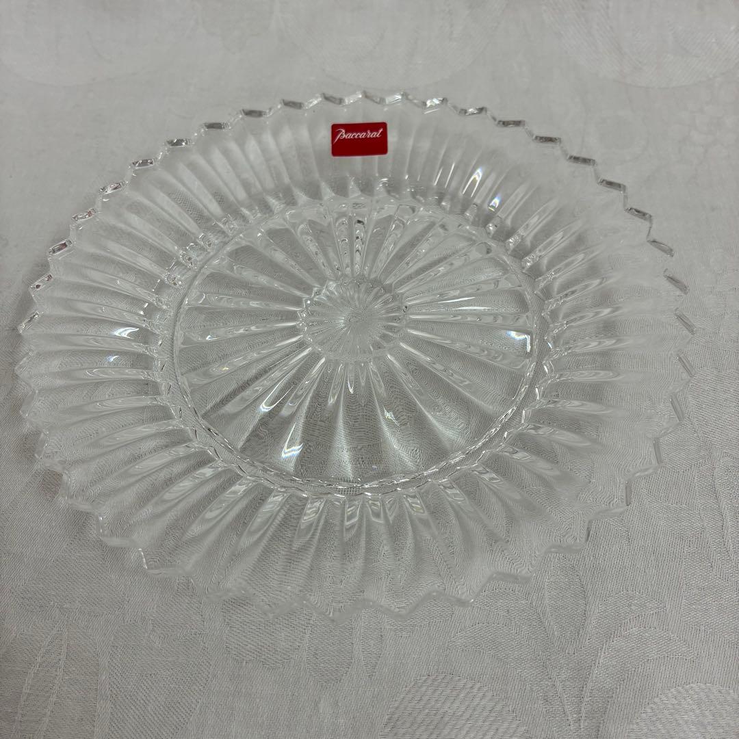 極美品【BACCRAT】バカラ ミルニュイプレート ガラスプレート 16cm