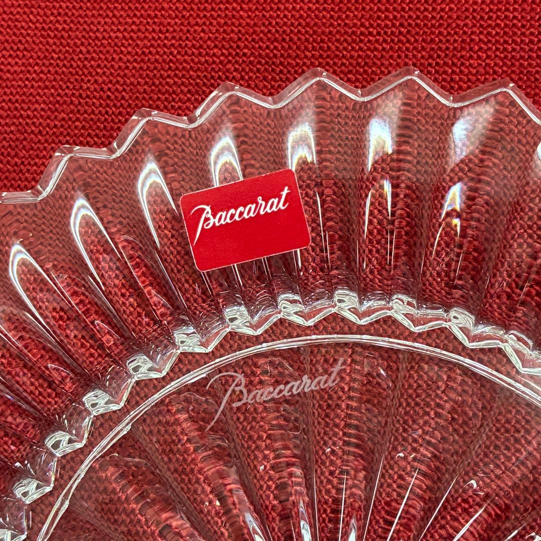 極美品【BACCRAT】バカラ ミルニュイプレート ガラスプレート 16cm