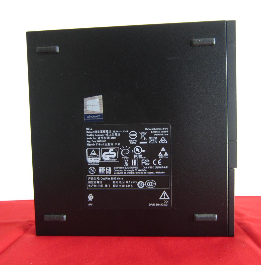 ミニPC DELL Optiplex 3050 6500T NVMe128GB 8GB