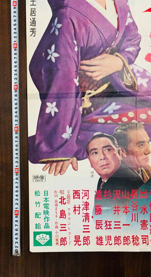 ド根性大将 映画劇場公開用ポスター　　長門裕之 平井昌一 倉丘伸太郎 中村玉緒