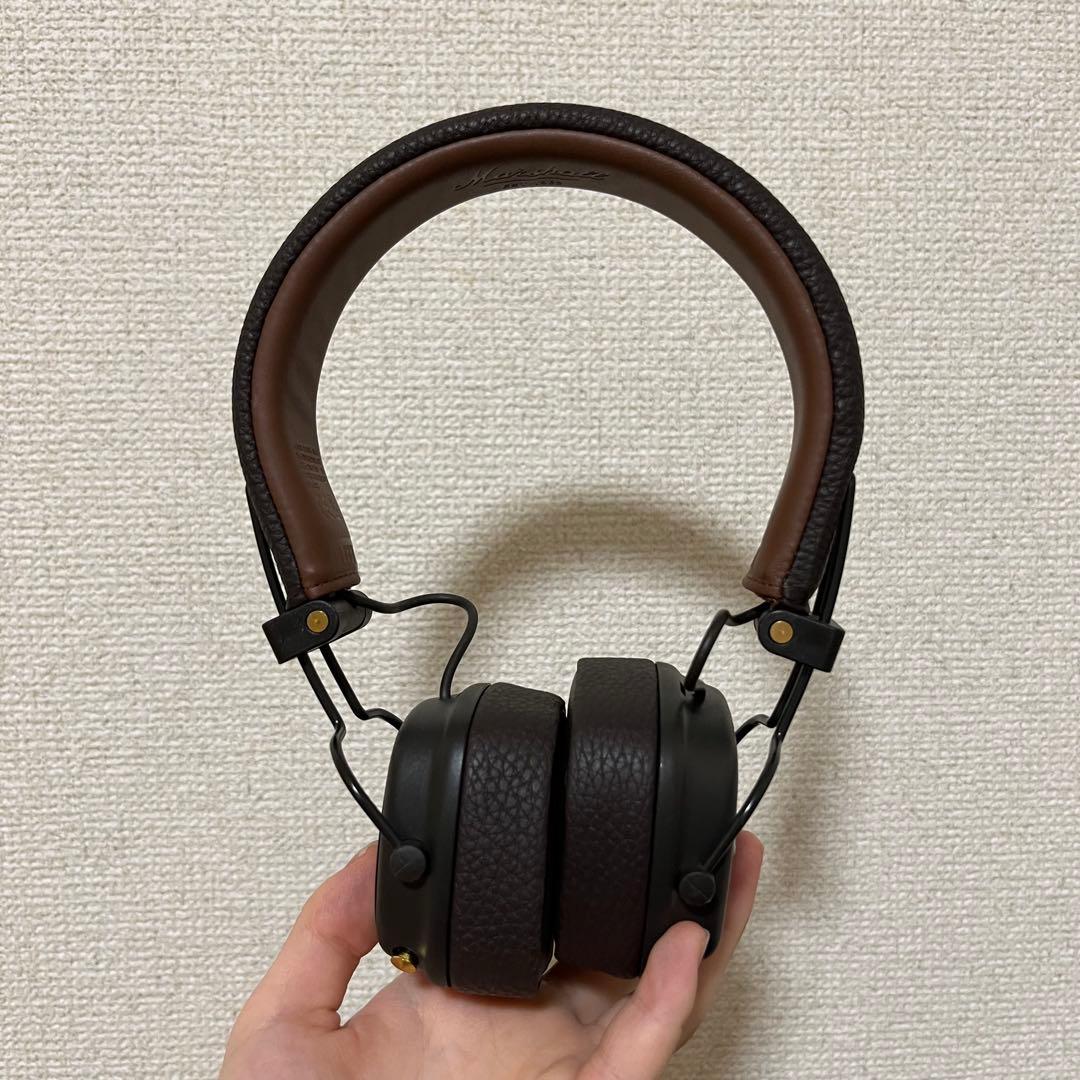 マーシャル ヘッドホン ブラウン