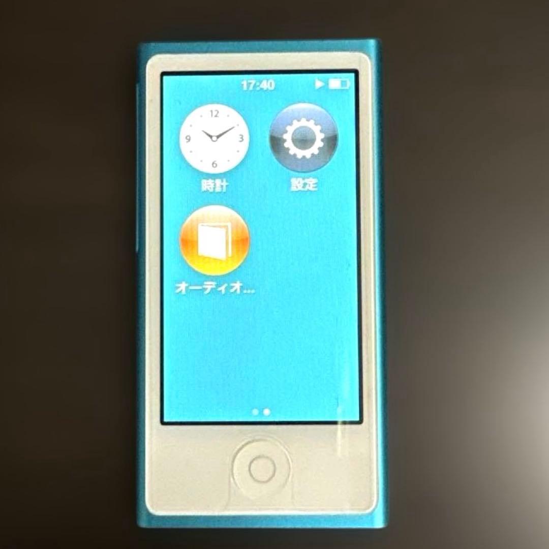 Apple iPod nano 第7世代　16GB ブルー