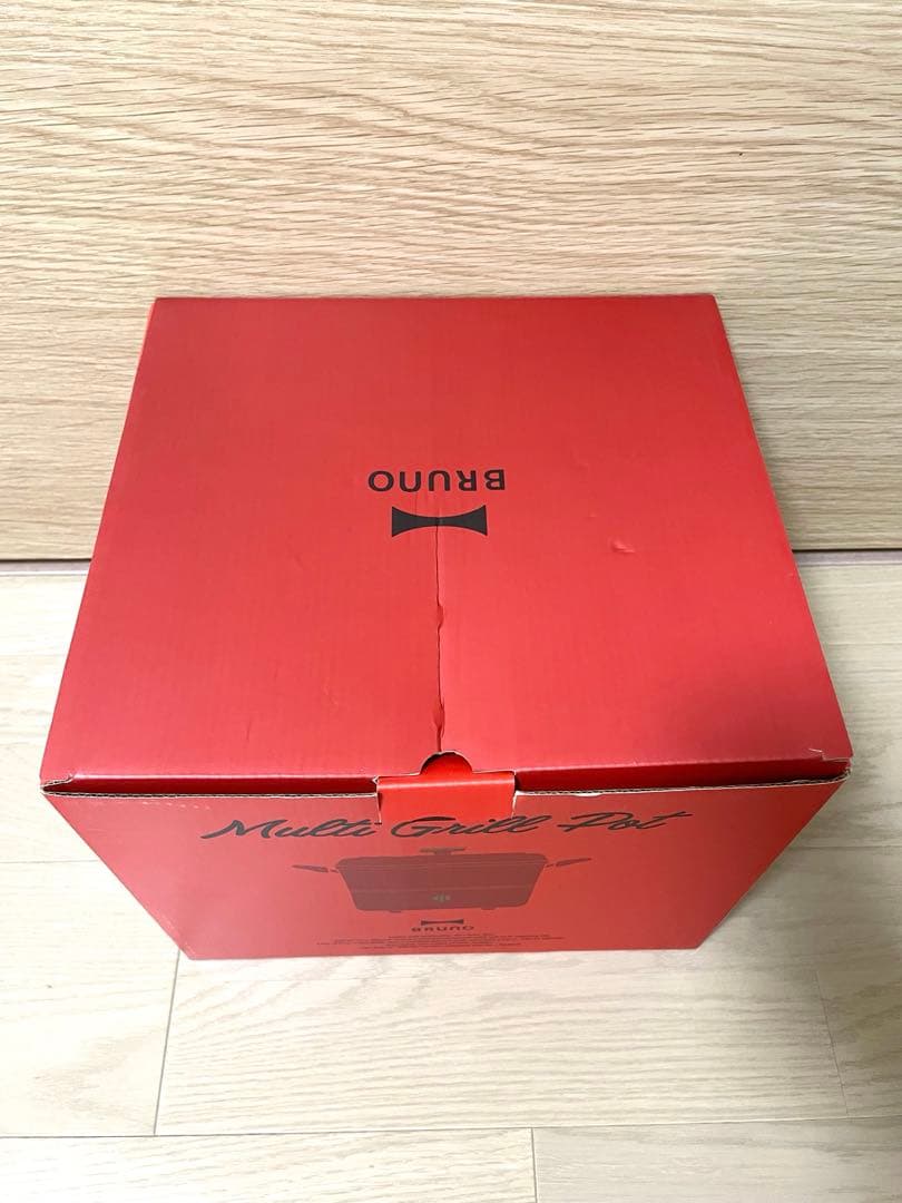 【新品・未使用】BRUNO Multi Grill Pot レッド