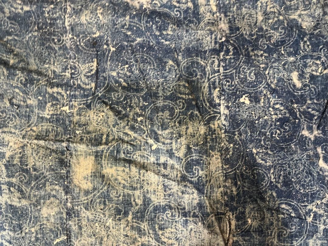 古布　藍染　木綿