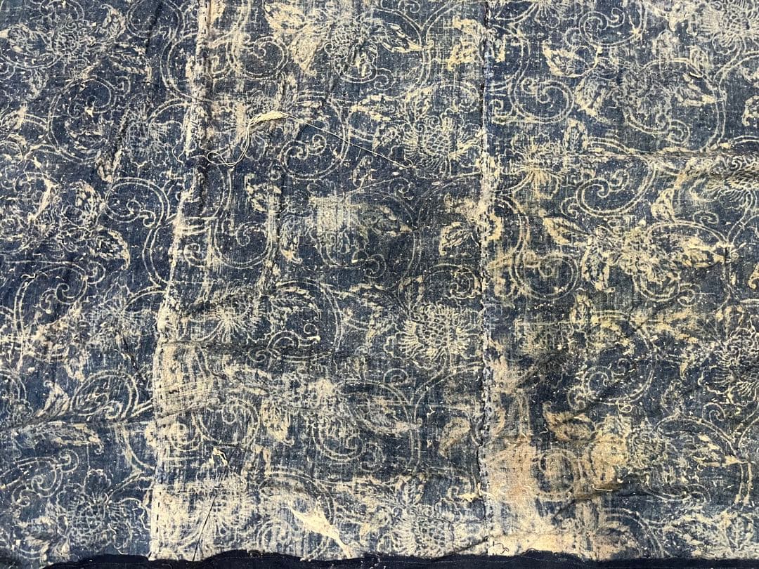 古布　藍染　木綿