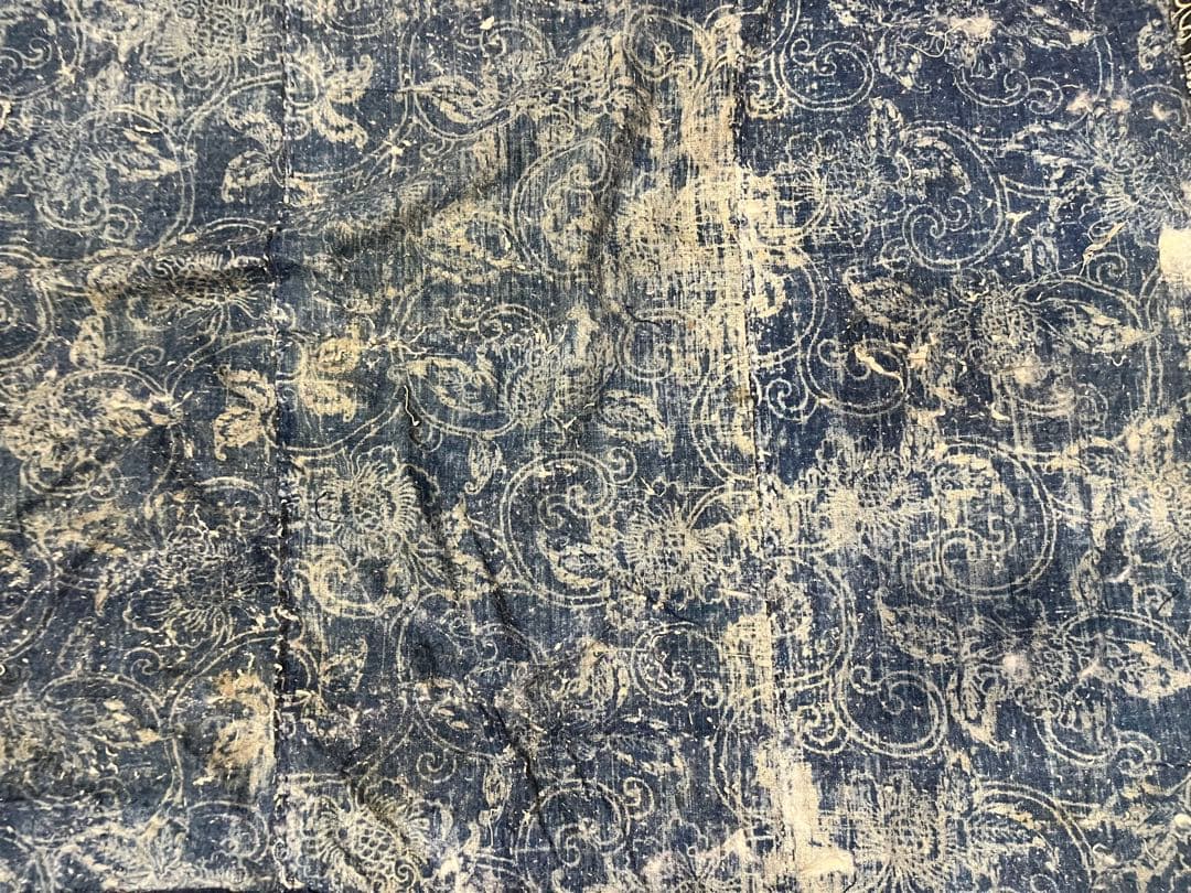 古布　藍染　木綿