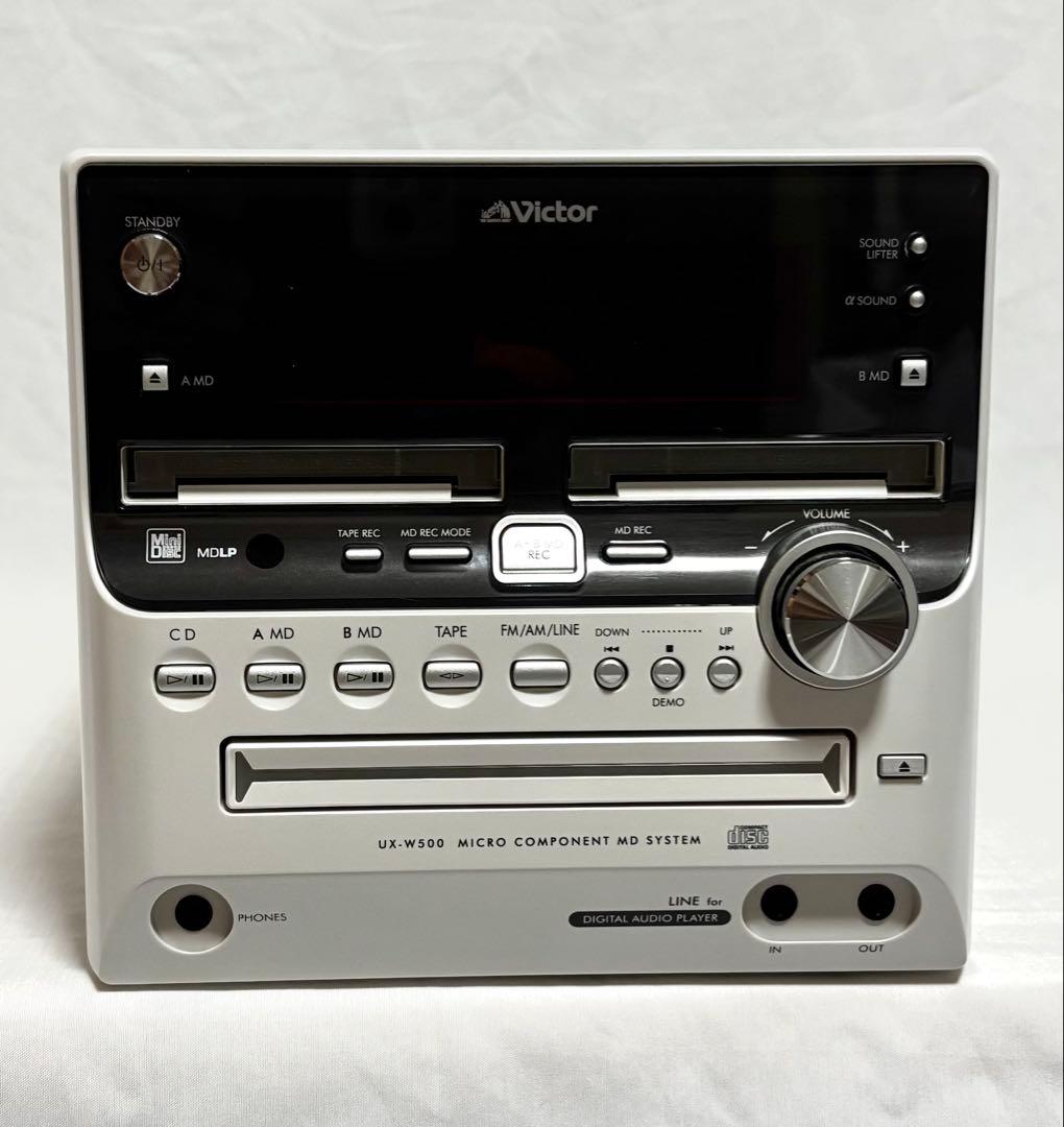 Victor CD/MDコンポ UX-W500 2006年製