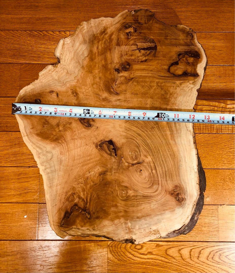 △インテリア 天板のサイズ約44×19cm｜天然木 切り株 花台 盆栽台 置物