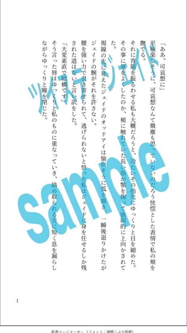 夢小説オーダー　受付中です