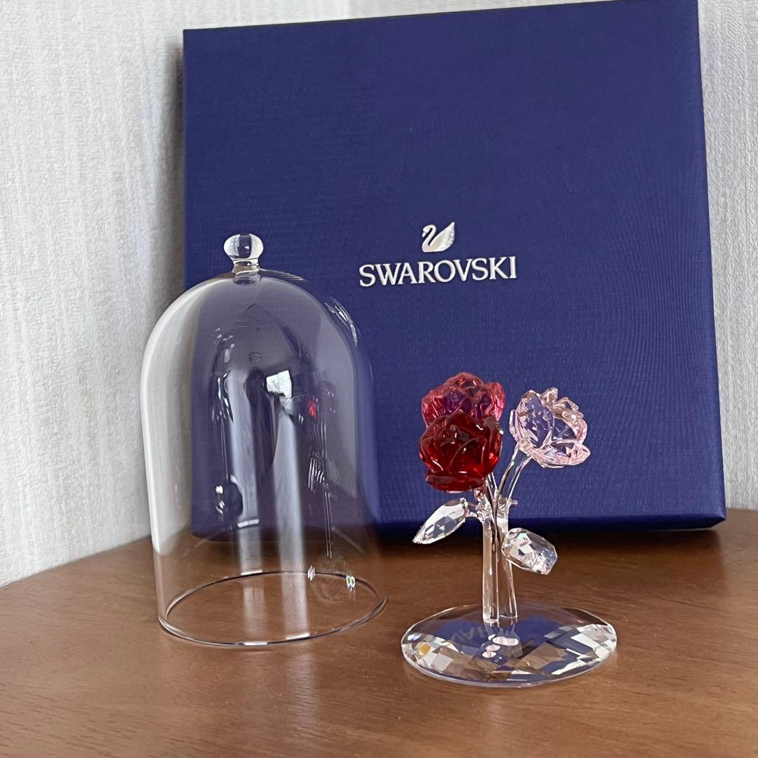 【新品未使用】SWAROVSKI ローズブーケ