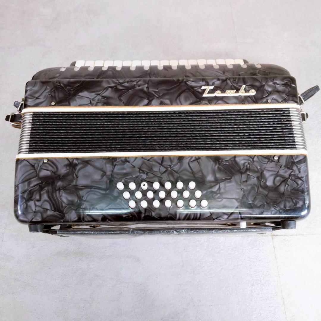 TOMBO No.211 アコーディオン 教本付き ケース付き（鍵なし）