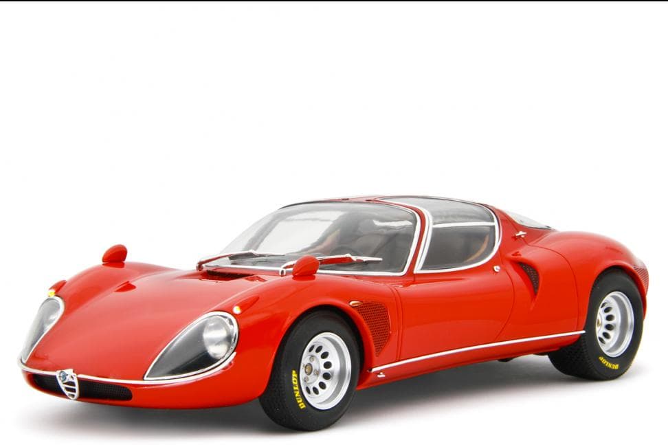 1/18 アルファ ロメオ 33 クーペ ストラダーレ 1967 C レッド