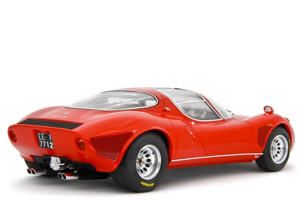 1/18 アルファ ロメオ 33 クーペ ストラダーレ 1967 C レッド