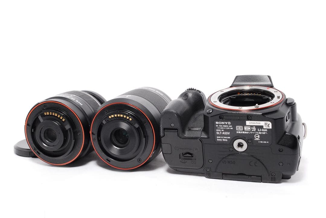 Wレンズ◆SONY α55◆すぐ使える◆一眼レフカメラ◆スマホ転送OK◆望遠◆