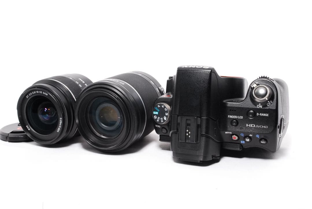 Wレンズ◆SONY α55◆すぐ使える◆一眼レフカメラ◆スマホ転送OK◆望遠◆