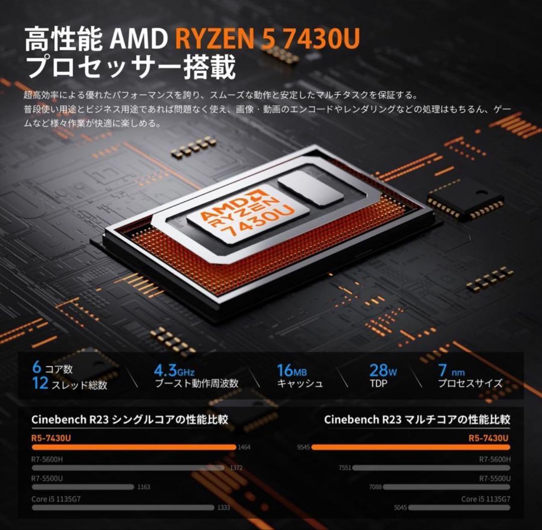 GA83XY/Ryzen5/SSD 256GB/16GB/FHD/13.3型美品