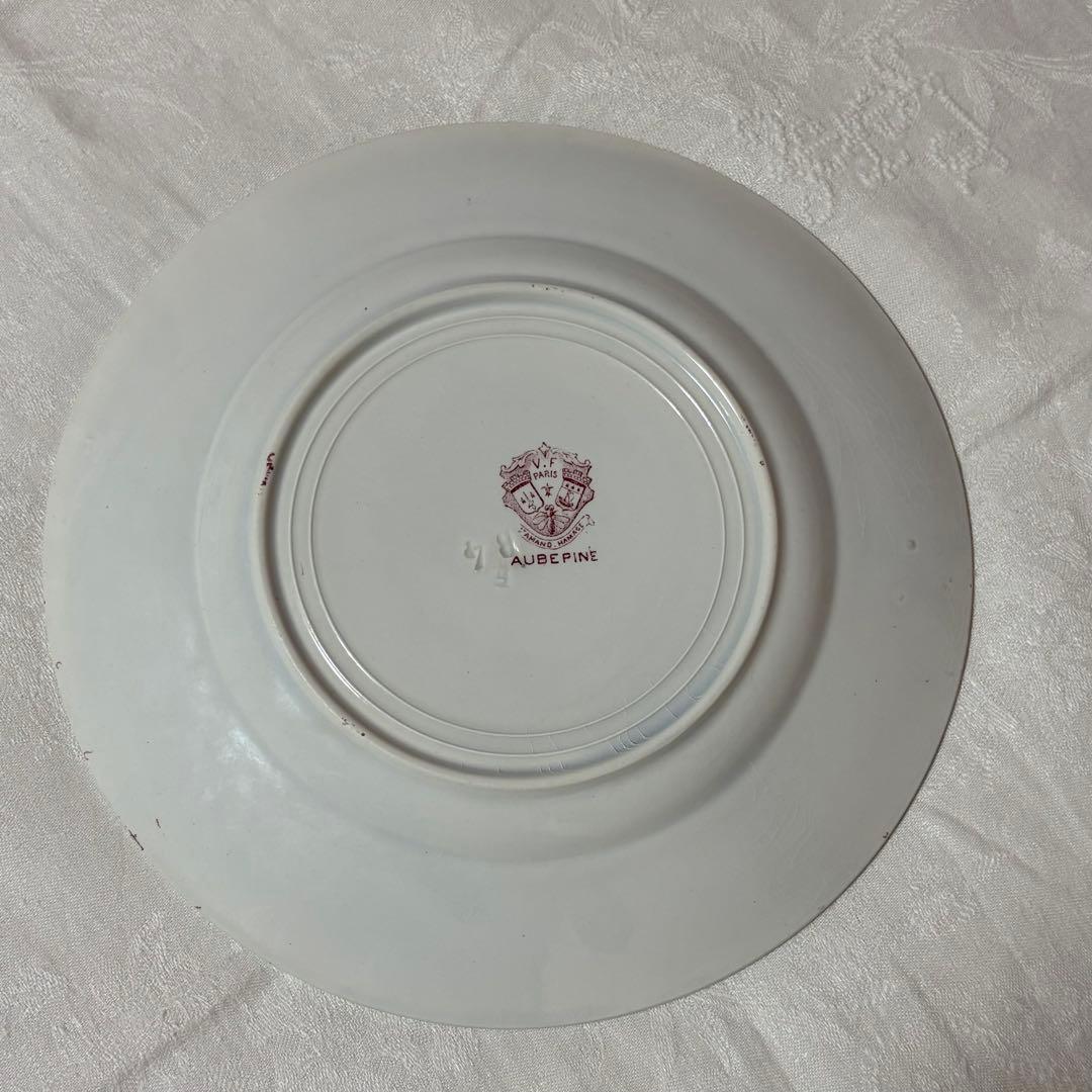 【希少】サンタマン/AUBEPINE サンザシと小鳥のプレート