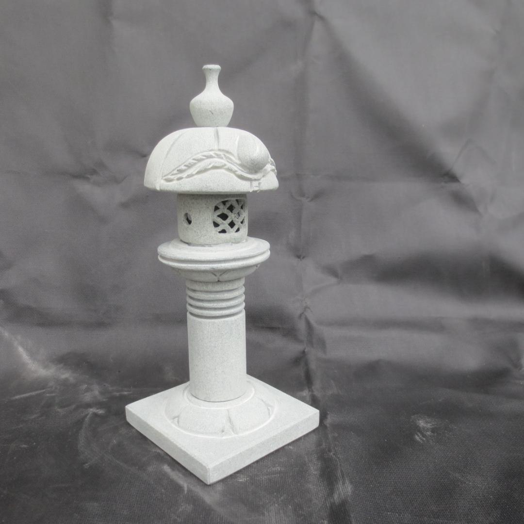 ミニ灯籠   灯篭 灯籠 燈籠 灯ろう 蟷螂 とうろう 天然御影石 桃山型