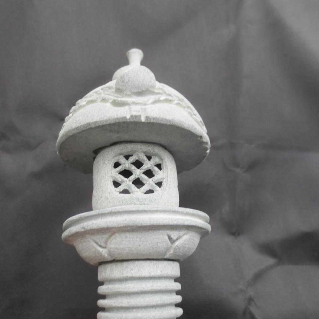 ミニ灯籠   灯篭 灯籠 燈籠 灯ろう 蟷螂 とうろう 天然御影石 桃山型