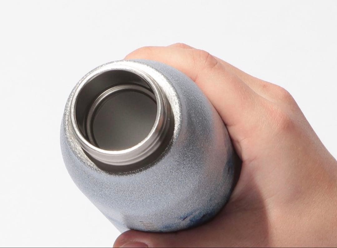 スタバ SAKURA2026ステンレスボトル グリッターエアリーブルー444ml