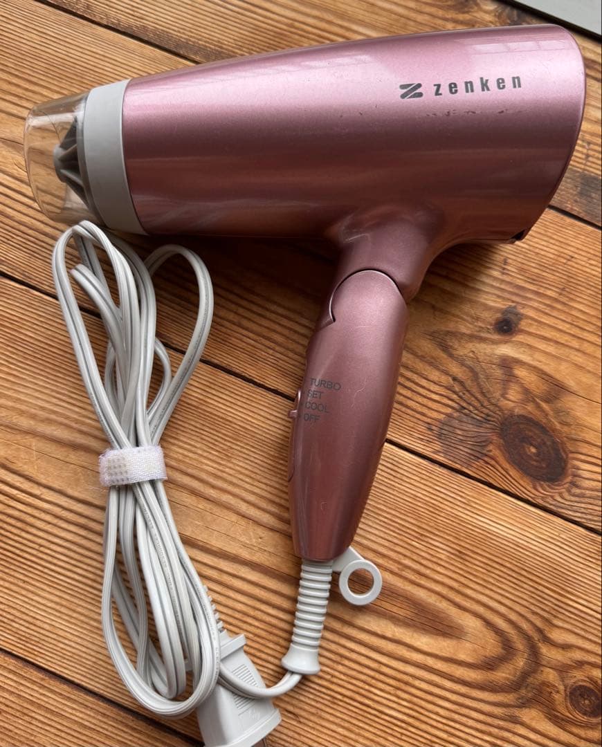 ゼンケン　電磁波低減 ヘアケアドライヤー ZD-750P 人気のピンク！