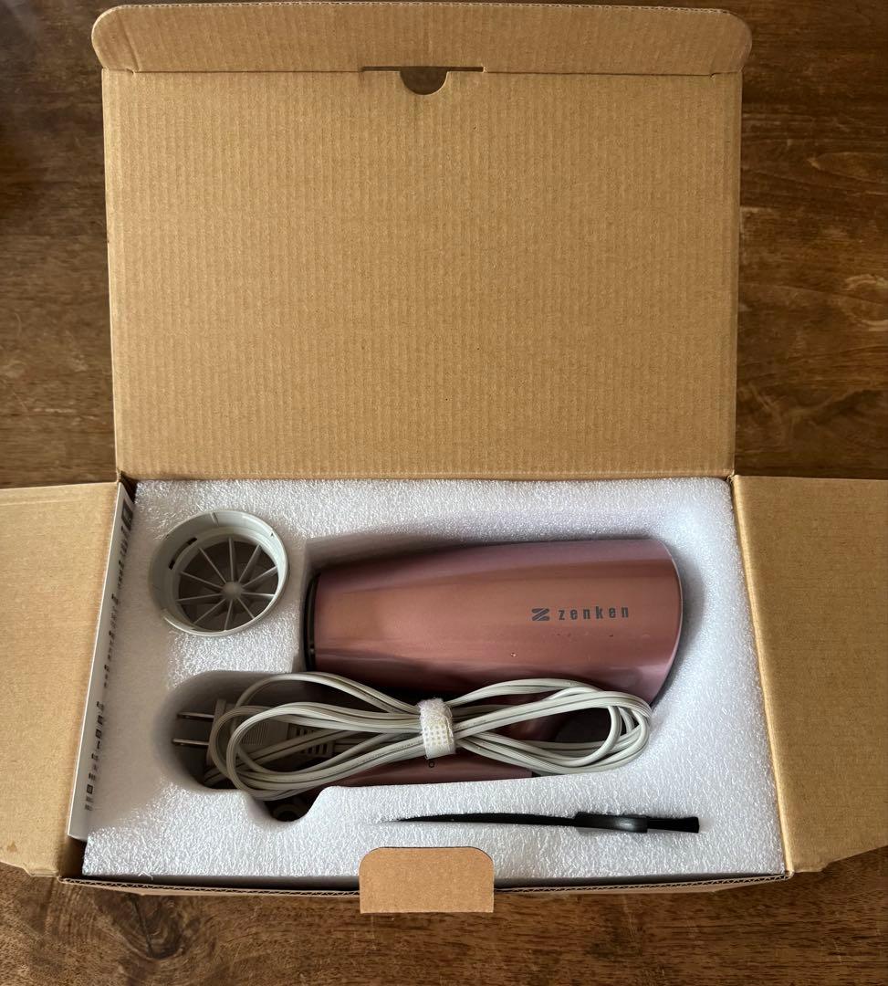 ゼンケン　電磁波低減 ヘアケアドライヤー ZD-750P 人気のピンク！