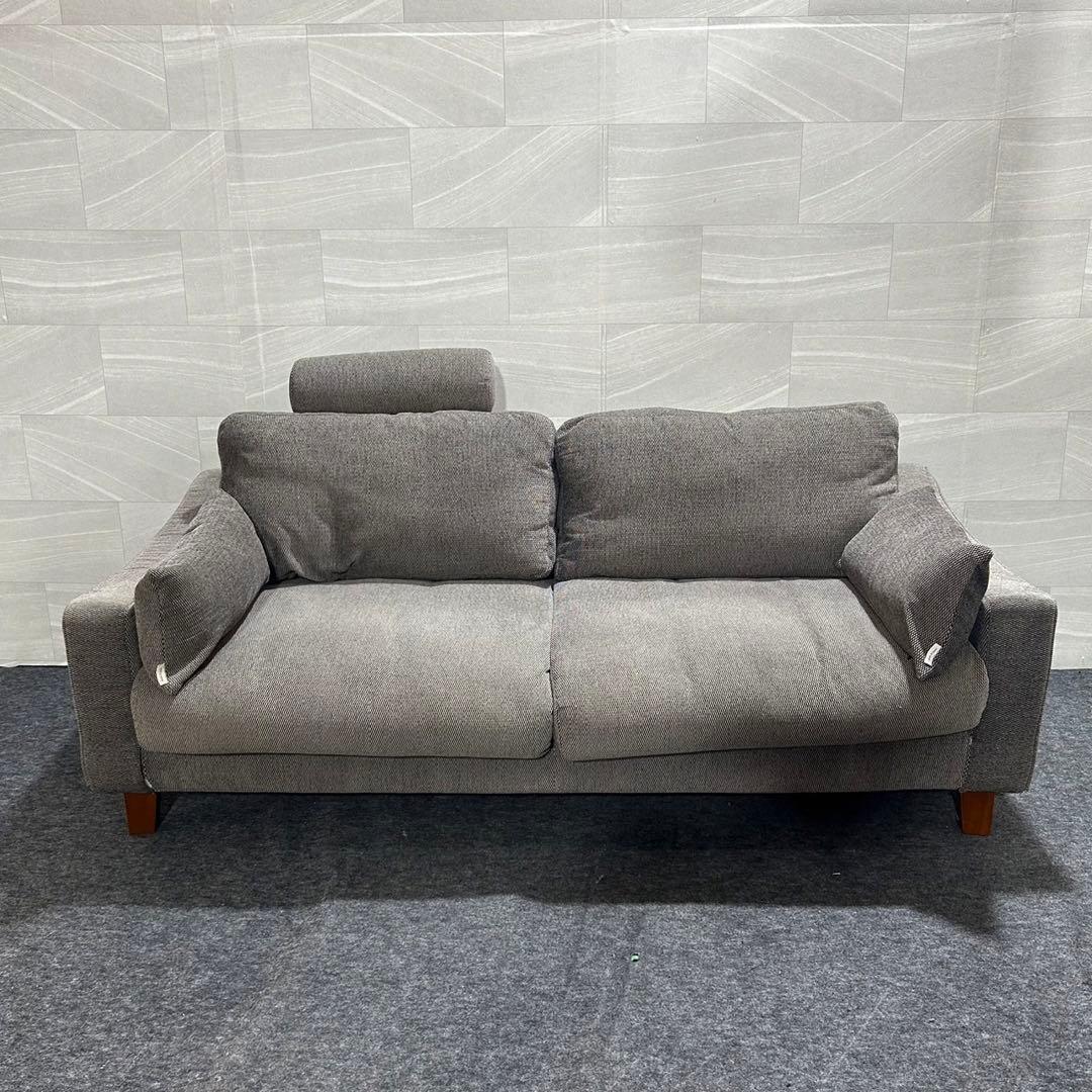 FLANNEL SOFA 3人掛けソファ ANTOS ヘッドレスト付 d2911