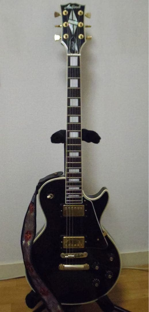 レスポールカスタムGibson ×アリアプロII ブラックビューティー76年製