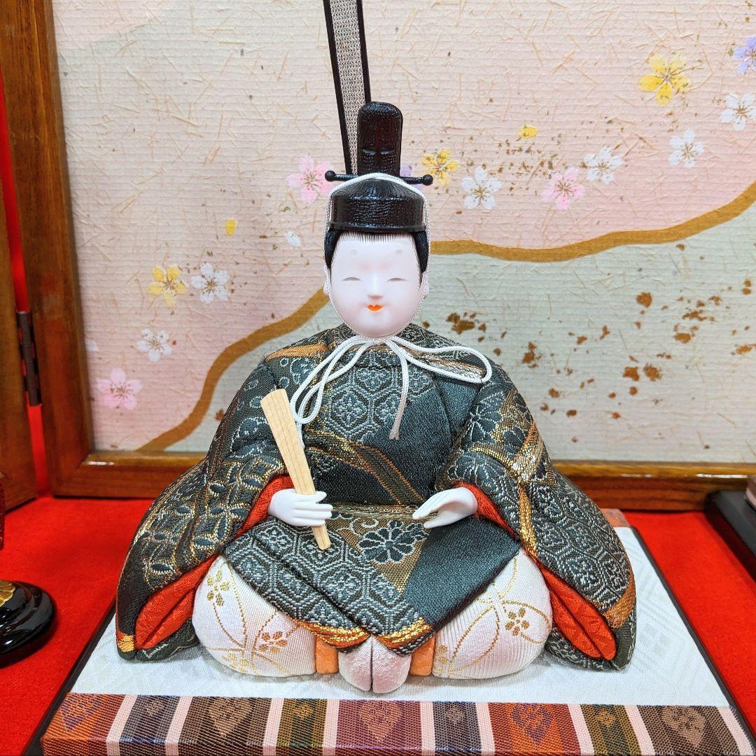 雛人形 江戸木目込人形 彩稚雛 新井久夫 親王飾り 雛人形 ひな祭り おひなさま