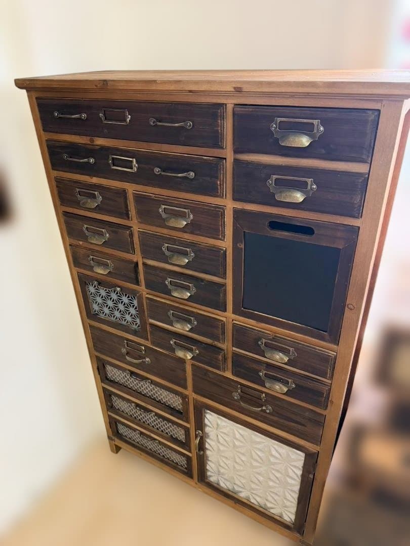 インダストリアル　キャビネット　マルチラック　リビングボード　棚　ラック　レトロ