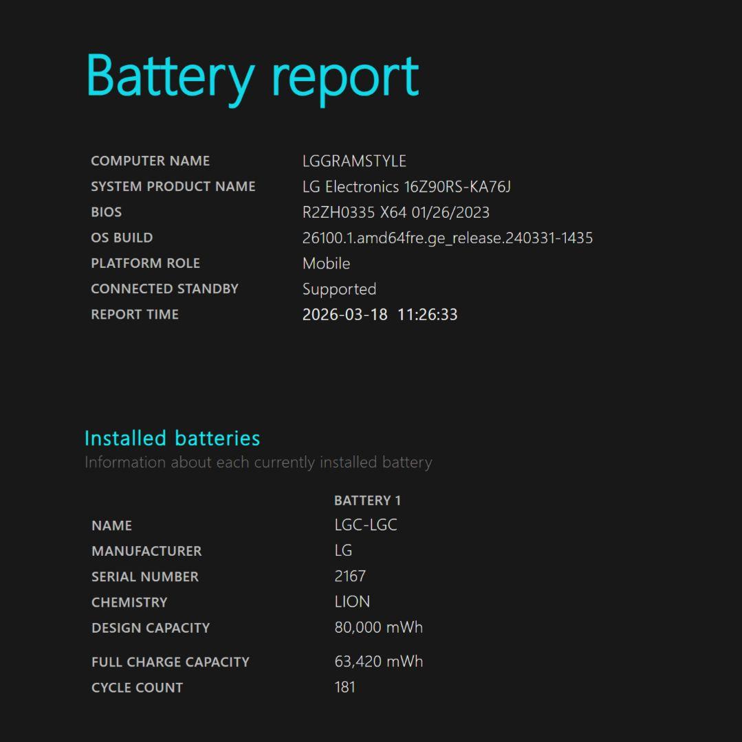 LG gram Style 16 (Windows11・Core i7・1TB)
