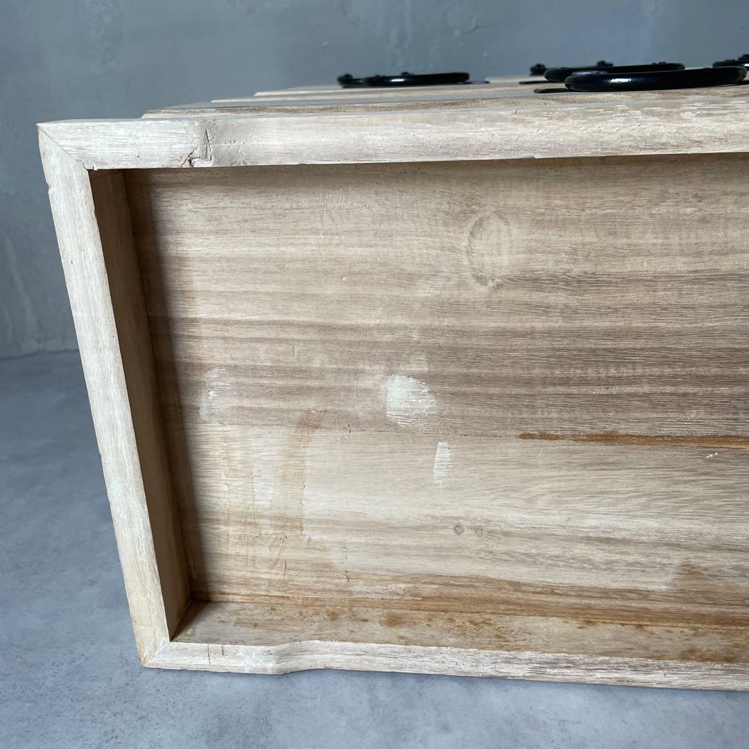 木製 桐 薬箪笥 小抽斗 7杯 小物入れ 引き出し 裁縫箱 白木 和風チェスト