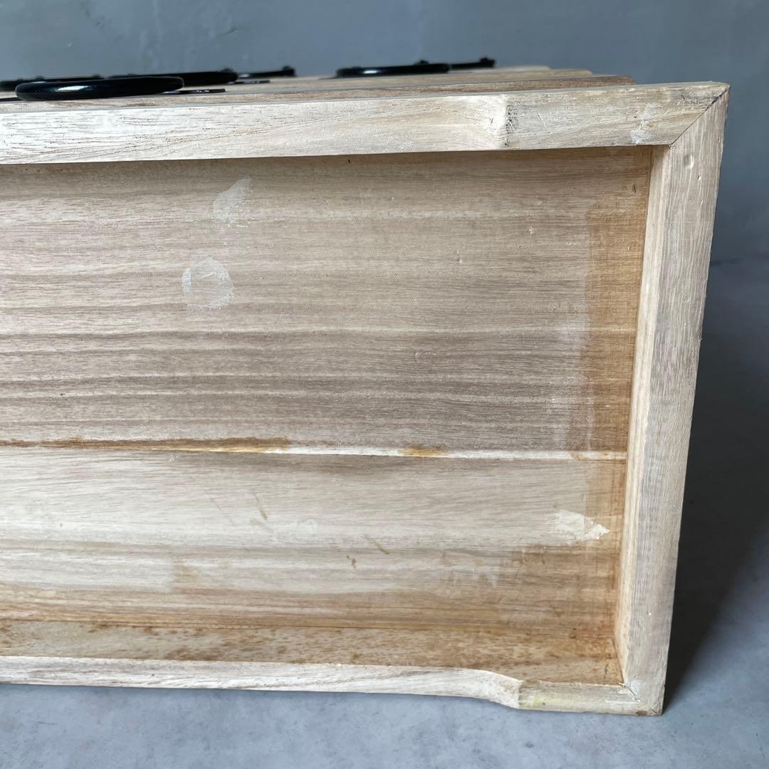 木製 桐 薬箪笥 小抽斗 7杯 小物入れ 引き出し 裁縫箱 白木 和風チェスト