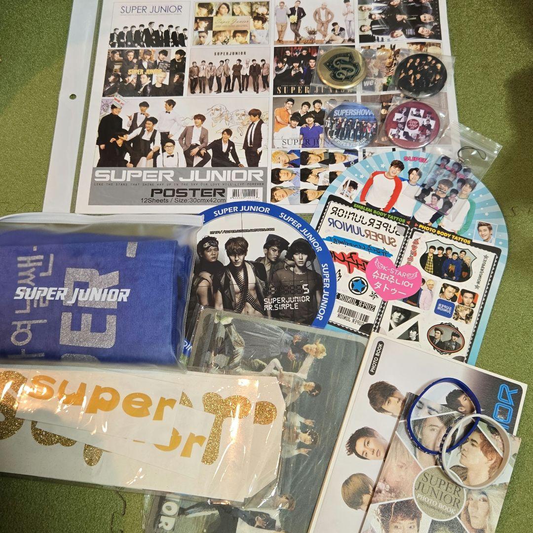 SUPER JUNIOR 会報 ブランケット 帽子 Tシャツ ポスター 68点