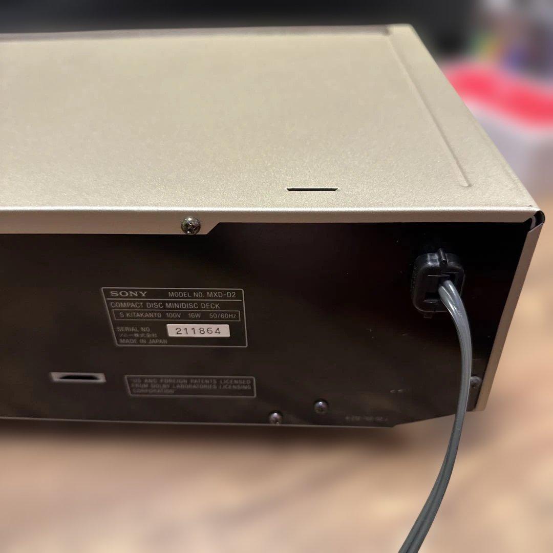 ⭐️名機美品⭐️SONY MXD-D2 リモコン付き CD.MDレコーダー