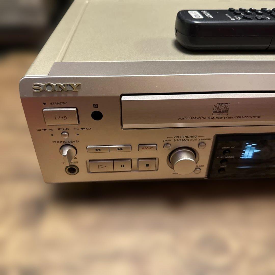 ⭐️名機美品⭐️SONY MXD-D2 リモコン付き CD.MDレコーダー
