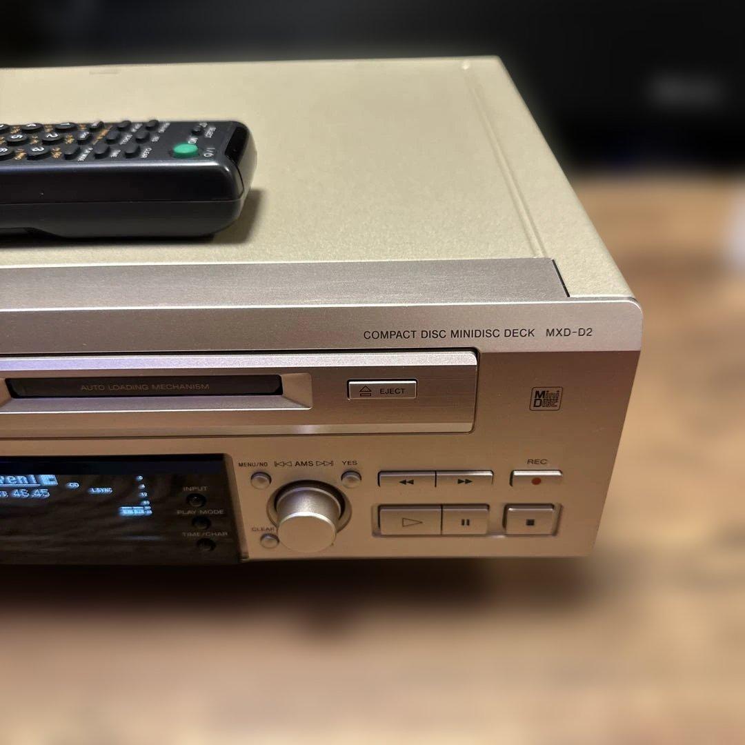 ⭐️名機美品⭐️SONY MXD-D2 リモコン付き CD.MDレコーダー