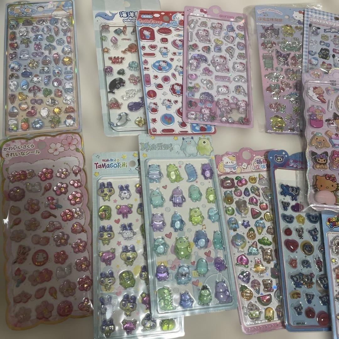 3Dキャラクターシールセット