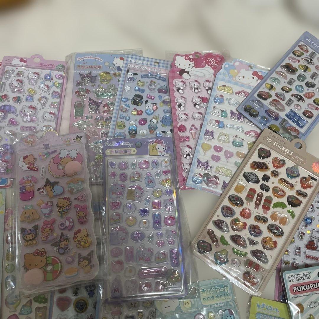 3Dキャラクターシールセット