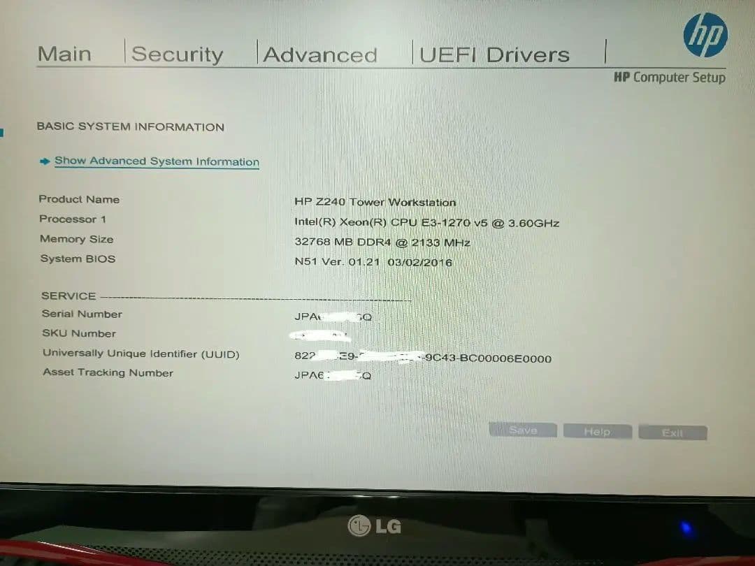 ！HP Z240 Workstation Win11 SSD 500GB 追加