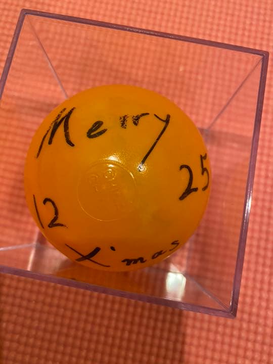 塩野瑛久 サインボール AOXクリスマスイベント