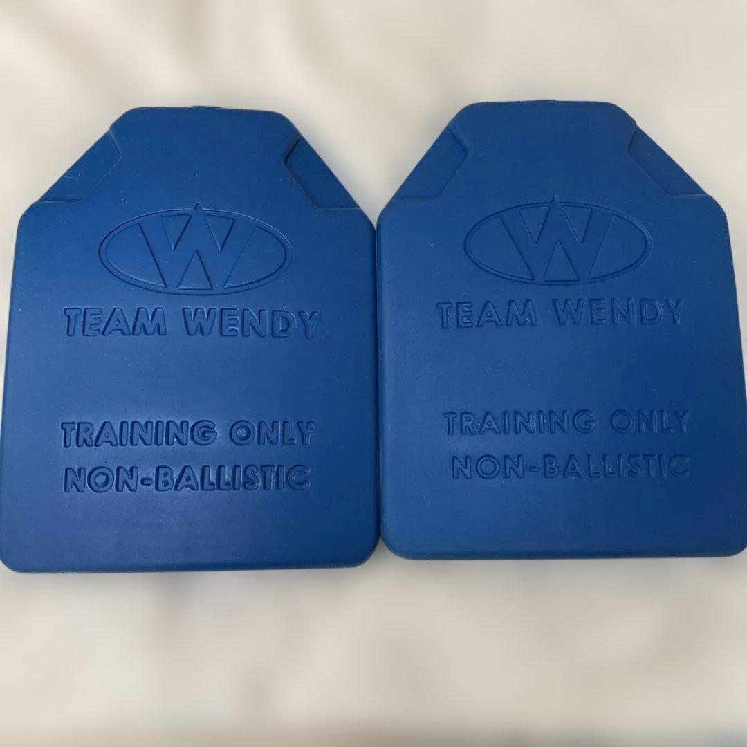 TEAM WENDY トレーニング用ノンバリスティックプレート 2枚セット