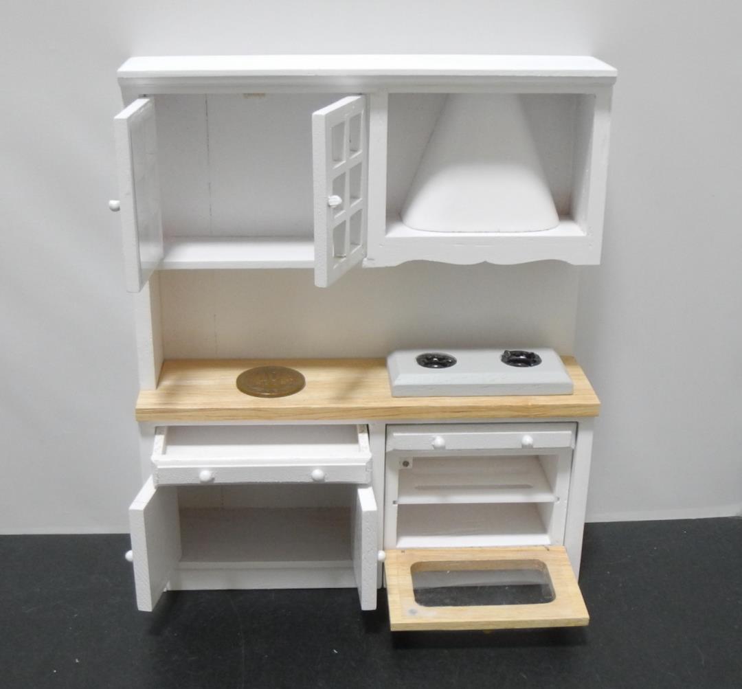 ドールハウス◆新品◆DXキッチンセット(白)2◆NM+R◆オビツ11