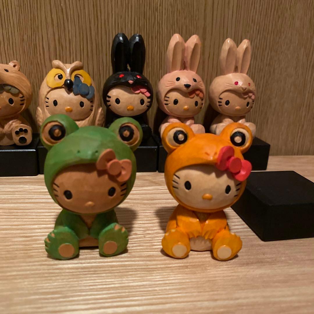 ハローキティ　木彫り　最終値下げ