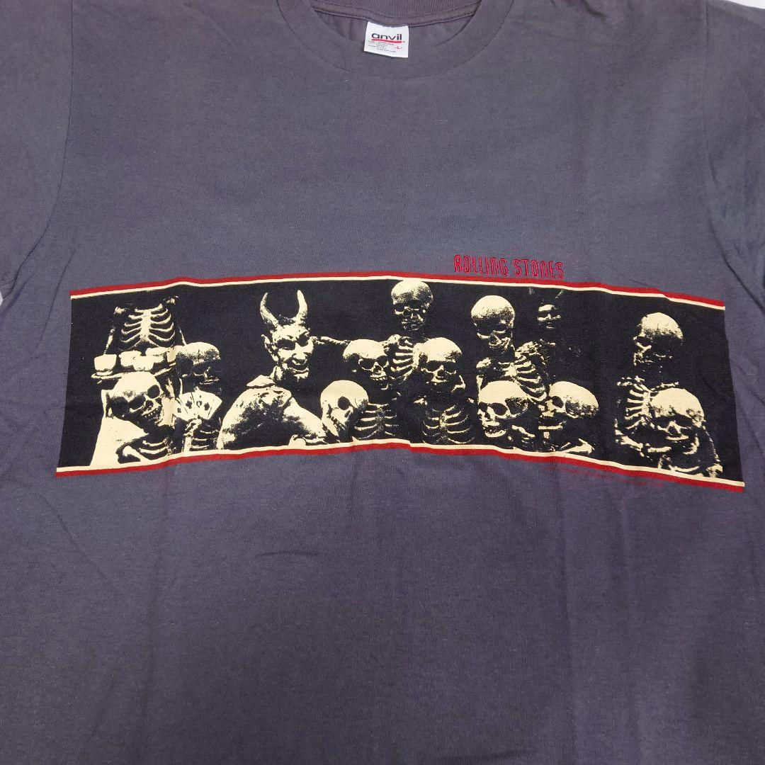 90s THE ROLLING STONES Skull Tシャツ