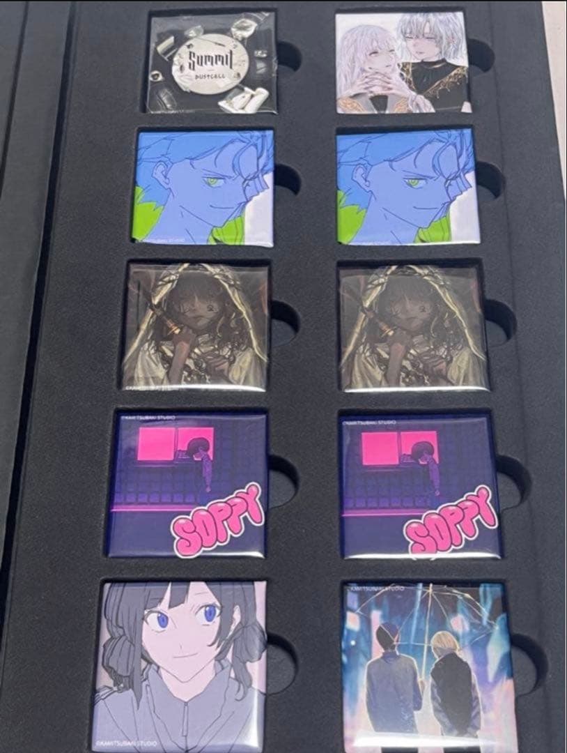 DUSTCELL　缶バッジケース/缶バッジセット