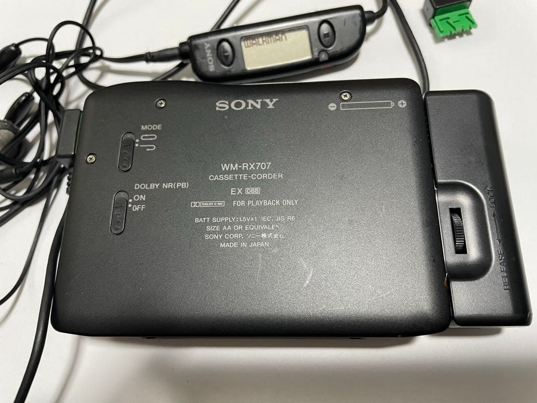 【ジャンク品】SONY WM-RX707レコーディングウォークマン