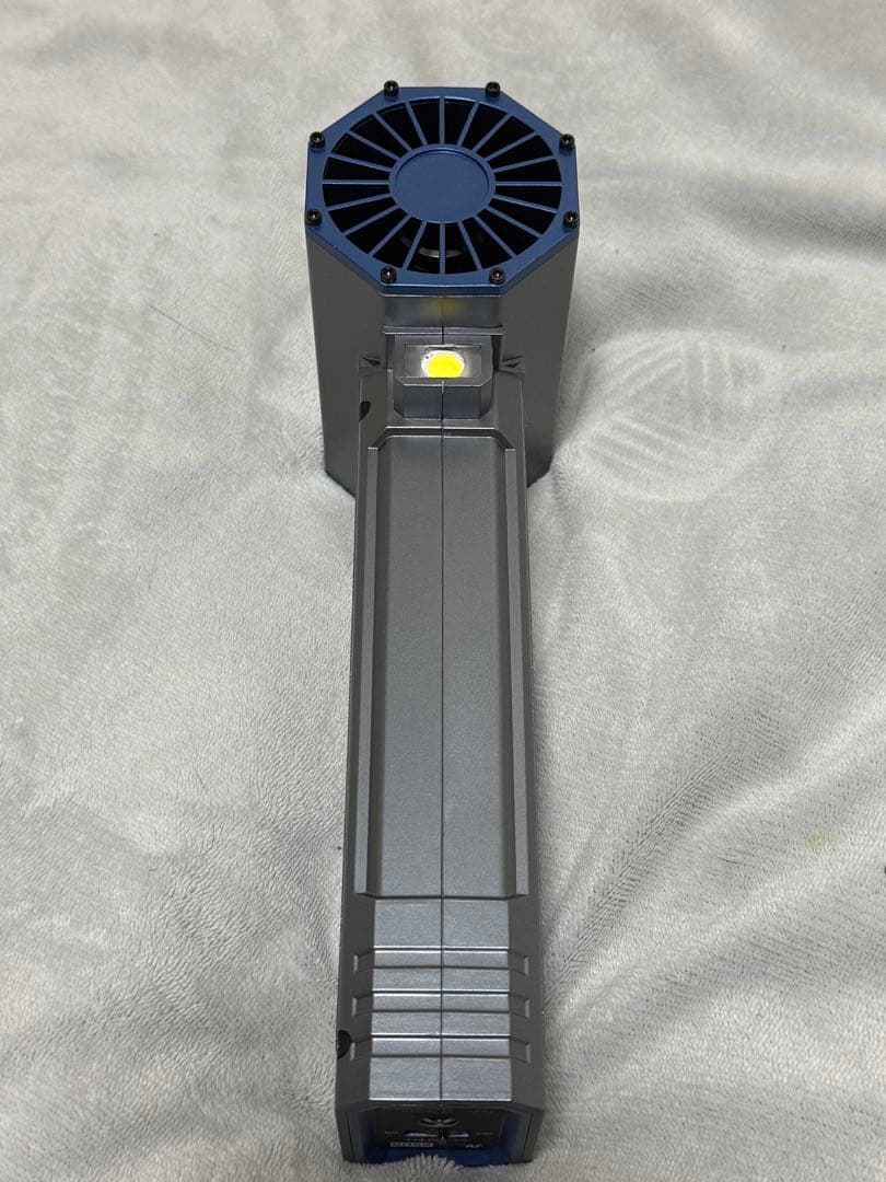 ハンドヘルド型強力ファン グレー/ブルー