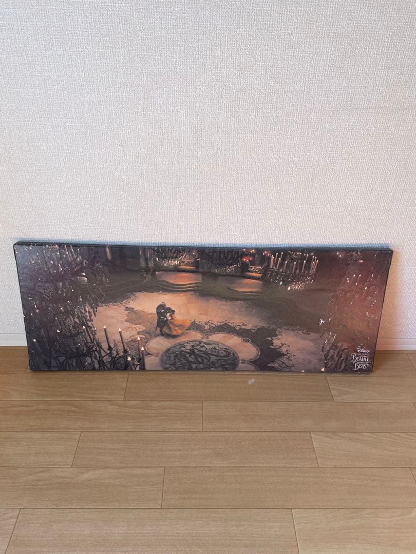 2枚　美女と野獣 Disney 絵 ベル × ポスター 日本製 ディズニー