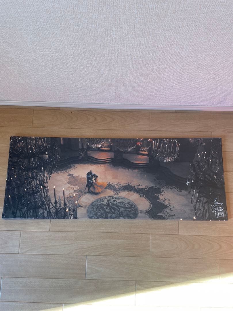 2枚　美女と野獣 Disney 絵 ベル × ポスター 日本製 ディズニー